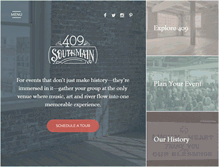 Tablet Screenshot of 409southmain.com